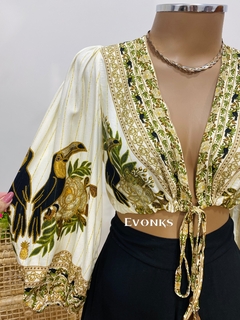 CROPPED POMPOM - EVONKS OFICIAL 