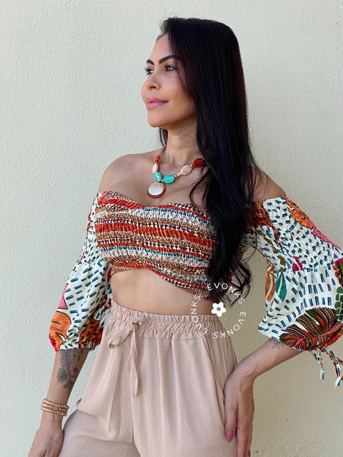 CROPPED LASTEX INSP.FARM - comprar online