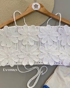 CROPPED CROCHÊ ARIEL - EVONKS OFICIAL 