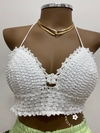 CROPPED CROCHÊ PÉROLA - comprar online