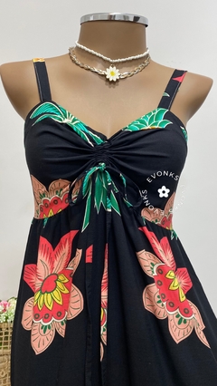VESTIDO MIDI INSP. FARM - EVONKS OFICIAL 