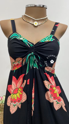 VESTIDO MIDI INSP. FARM - EVONKS OFICIAL 