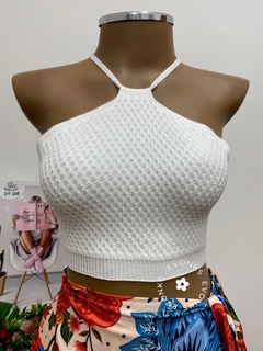 TOP FRENTE ÚNICA EM TRICOT - comprar online