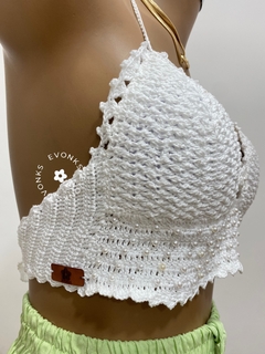 CROPPED CROCHÊ PÉROLA