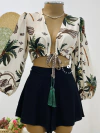 CROPPED POMPOM