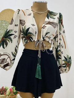 CROPPED POMPOM