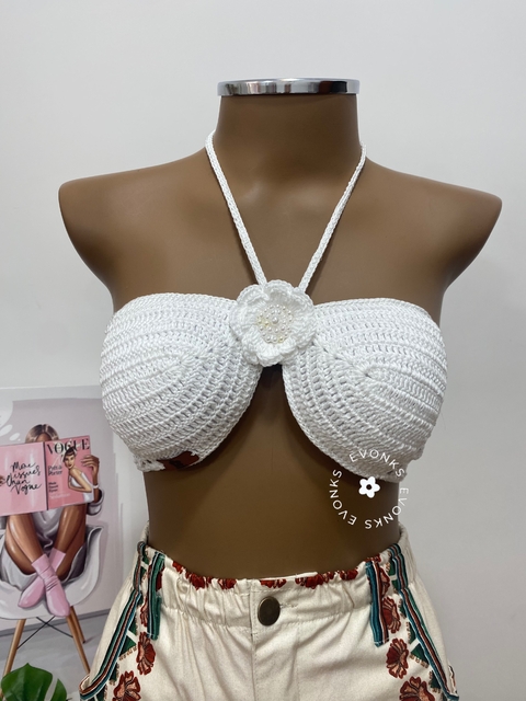 CROPPED CROCHÊ MARESIA - comprar online