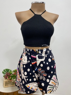 TOP FRENTE ÚNICA EM TRICOT