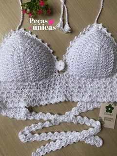 CROPPED CROCHÊ PÉROLA - EVONKS OFICIAL 