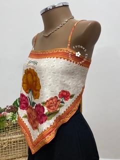 BLUSA LENÇO DUPLA FACE QUATRO ESTAÇÕES - EVONKS OFICIAL 