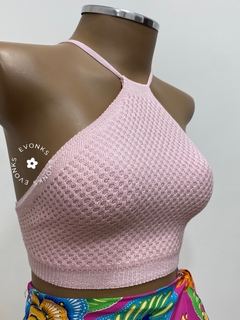 TOP FRENTE ÚNICA EM TRICOT