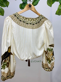 CROPPED POMPOM - EVONKS OFICIAL 