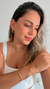 Colar Choker Mavie com Miçangas Folheado a Ouro na internet