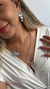 Conjunto Brinco e Colar Folhas Bijuteria - comprar online