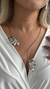 Conjunto Brinco e Colar Folhas Bijuteria