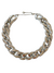 Colar Choker Corrente ABS Maxi Folheado a Prata - comprar online