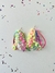 Brinco Pompom Colorido para Fantasia - loja online