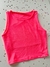 Blusa Cropped Básico de Poliamida Neon Fantasia na internet
