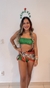 Fantasia Conjunto Vibra Brilho ( Top e HotPants) - Graviola Acessórios