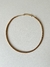 Colar Choker Fio Redondo Yvi Folheado a Ouro