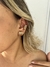 Conjunto Brinco Argola Cinco Fios e Piercing Fake Bijuteria - comprar online
