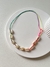 Colar Choker Búzios Colorido Biju