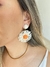 Imagem do Brinco Flor de Palha - Bijuteria Moda Praia