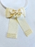 Laço de Cabelo Tie (Creme) - Graviola Acessórios