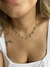 Colar Choker Mavie com Miçangas Folheado a Ouro - Graviola Acessórios