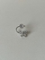 Imagem do Piercing de Pressão Laço Cristal Bijuteria