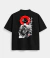 Camiseta Oversized Geisha Samurai
