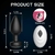 Plug anal com vibro e controle remoto - Catálogo sexshop