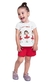 112552 - Conjunto Bailarina | Branco com vermelho- Kyly - comprar online