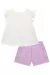 Imagem do 75460 - CONJUNTO DE BATA EM MEIA MALHA + SHORTS EM JACQUARD CATARINA - LILÁS - INFANTI