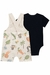 75526 - CONJUNTO MASCULINO DE BODY EM RIBANA 1X1 E JARDINEIRA EM MOLETOM LINHO - LUCBOO - comprar online