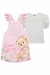 75916 - CONJUNTO DE BLUSA EM MALHA CAPRI COM SALOPETE EM MOLEVISCO - ROSA CLARO - INFANTI na internet