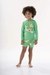 45408 - CONJUNTO CAMISETA E SUNGA BOXER PRAIA EM MALHA UV VERDE KELLY - UP BABY