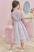 75259 - VESTIDO INFANTIL EM TULE COM BRILHO LILÁS - KUKIÊ - comprar online