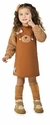 53798 - Vestido em moletom peluciado com mangas em pelo carneirinho - Kamylus