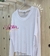 Blusa cropped manga longa tule branca - Lolla Fitness Club