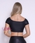 Calça + Top especial manguinha Aveludado de compressão cintura alta básico - preto - Lolla Fitness Club
