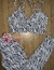 Top + calça cintura alta empina textura zebra branca top lara na internet