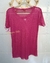 Blusa Clássica Tule manga Rosa magenta