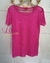 Blusa clássica tule manga rosa summer