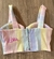 Cropped Corset com bojo e aro - estampa candy color - loja online