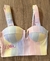 Cropped Corset com bojo e aro - estampa candy color - comprar online
