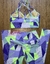 Top + Calça cintura alta empina poliamida - triângulos violeta top ana - Lolla Fitness Club