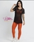 Blusa clássica tule manga preta - loja online