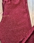 Calça Avulsa cintura alta cós básico - Cirrê canelado - vermelho carmim - Lolla Fitness Club