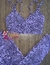 Top + Calça cintura alta empina texturizado cobra lavanda